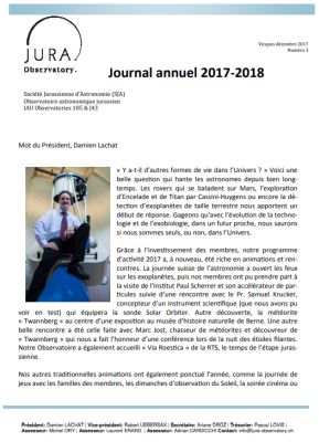 Journal annuel